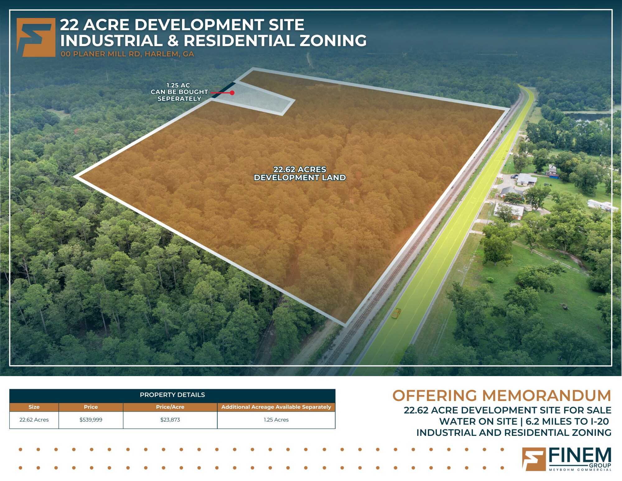 00 Planer Mill Road, Harlem, GA for sale Primary Photo- Image 1 of 16