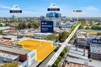 80-92 Nicholson St, Footscray, VIC - Aerial map view