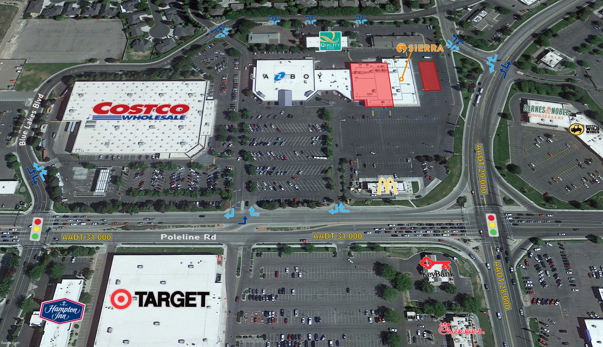 797-869 Pole Line Rd, Twin Falls, ID for lease Site Plan- Image 1 of 4