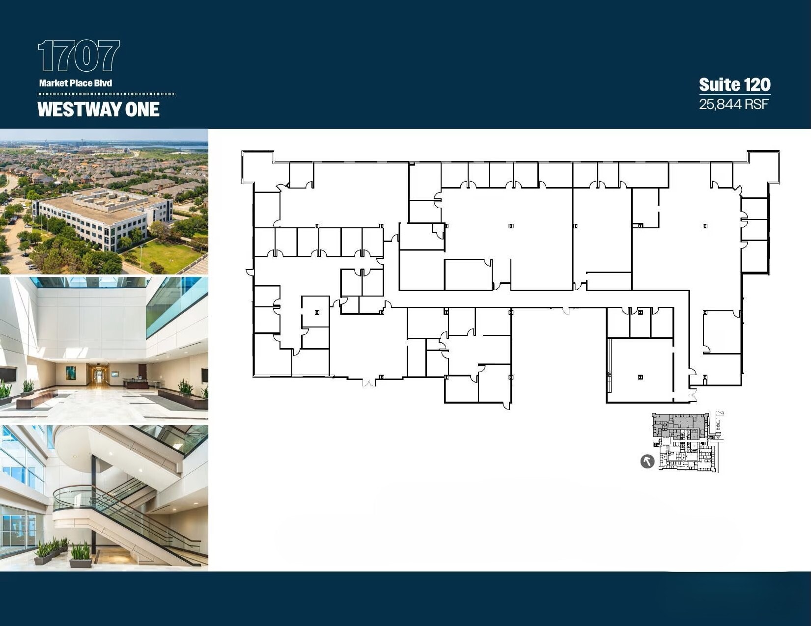 1707 Market Place Blvd, Irving, TX à vendre Plan d’étage- Image 1 de 1