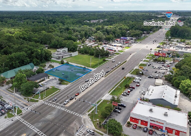 8067 Beach Blvd, Jacksonville, FL à vendre - Aérien - Image 2 de 4