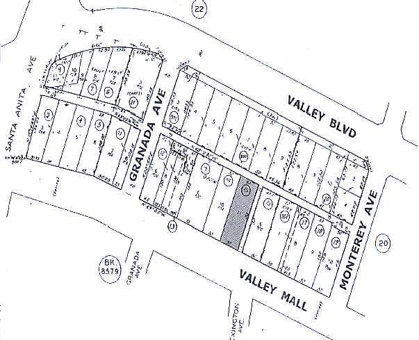 10729 Valley Mall, El Monte, CA à vendre Plan cadastral- Image 1 de 1