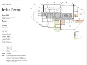 18100 Von Karman Ave, Irvine, CA à louer Plan d’étage- Image 1 de 1