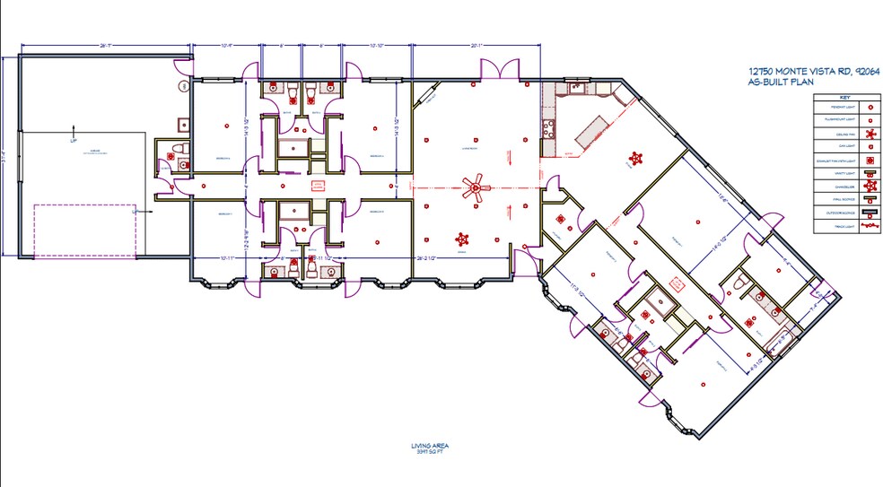 12725 Monte Vista Ct, Poway, CA à vendre - Plan d’étage - Image 1 de 2