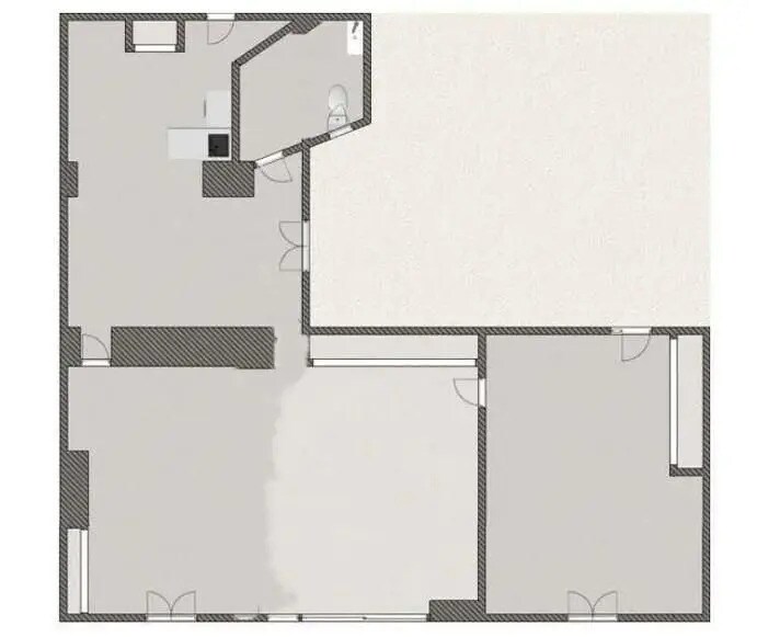 Bureau/Commerce de détail dans Paris à louer - Plan d’étage - Image 2 de 2
