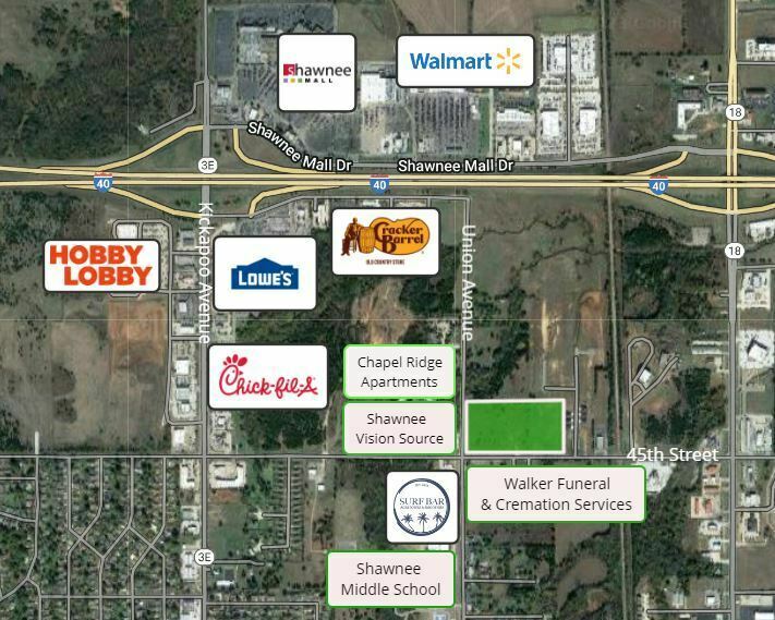 E 45th St & N Union ave, Shawnee, OK for sale - Primary Photo - Image 2 of 3