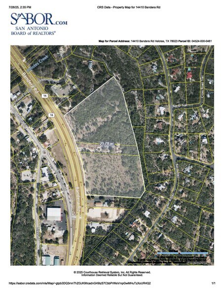 14200 & 14410 Bandera Rd, Helotes, TX à vendre - Aérien - Image 1 de 4