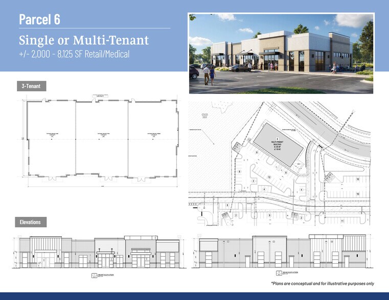 12715 Albemarle Rd, Charlotte, NC à louer - Plan de site - Image 2 de 5