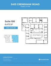 5413 Crenshaw Rd, Pasadena, TX for lease Floor Plan- Image 1 of 1