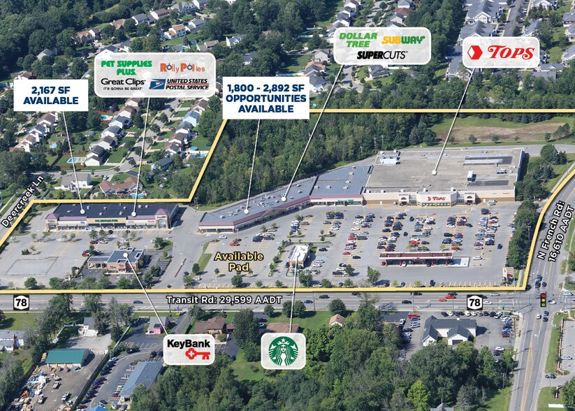 9660 Transit Rd, Amherst, NY à louer - Aérien - Image 2 de 4