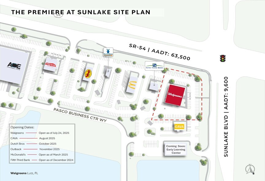 2459 Sunlake Blvd, Lutz, FL à vendre - Plan de site - Image 3 de 8
