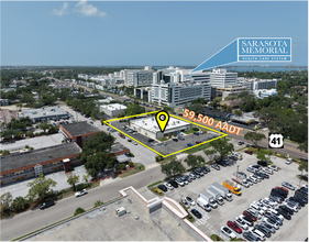 1427-1435 S Tamiami Trl, Sarasota, FL for lease Aerial- Image 1 of 3