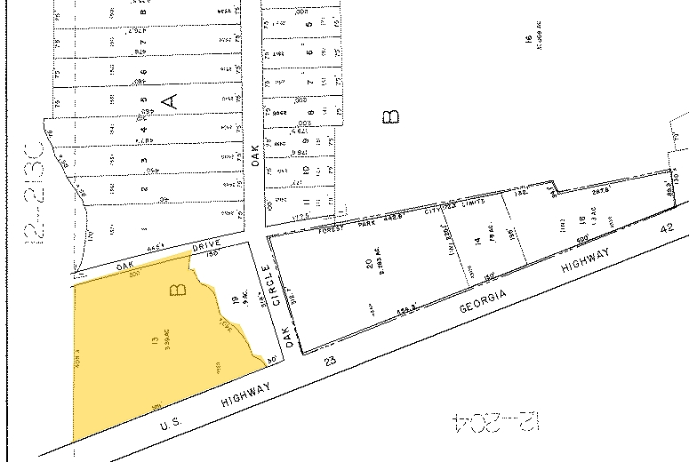 4820 Highway 42, Ellenwood, GA for sale - Plat Map - Image 2 of 2