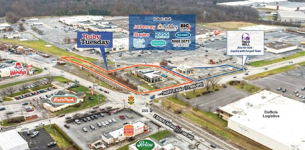 690 Shaffer Rd, Dubois, PA for sale - Aerial - Image 2 of 3