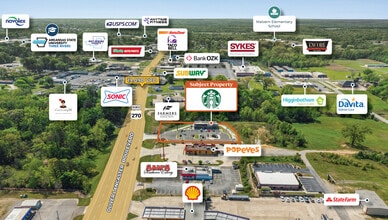 2031 Oliver Lancaster Blvd, Rockport, AR - Aérien  Vue de la carte