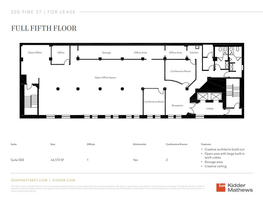 200-216 Pine St, San Francisco, CA for sale Floor Plan- Image 1 of 1