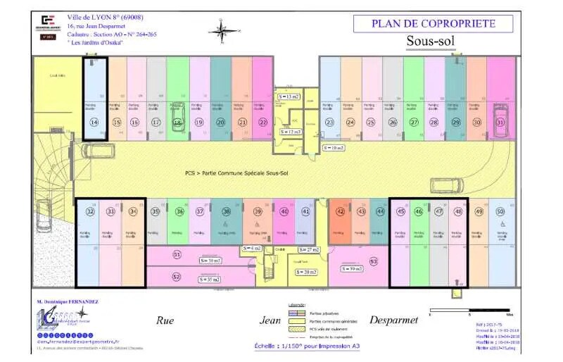 16 Rue Jean Desparmet, Lyon for lease Floor Plan- Image 1 of 1