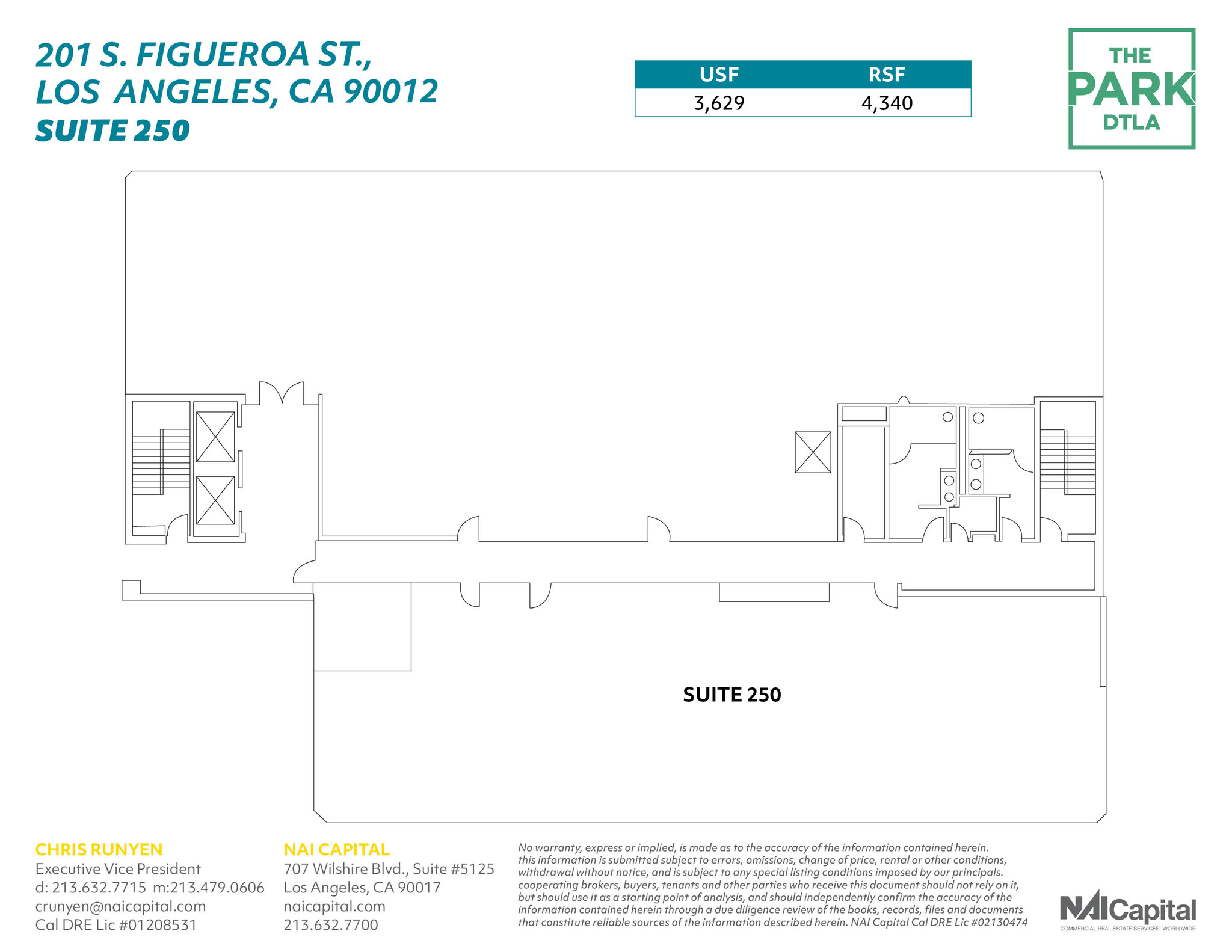 261 S Figueroa St, Los Angeles, CA for lease Floor Plan- Image 1 of 4