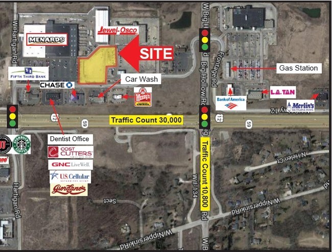 More details for 1370 US 12 Rt, Fox Lake, IL - Land for Sale
