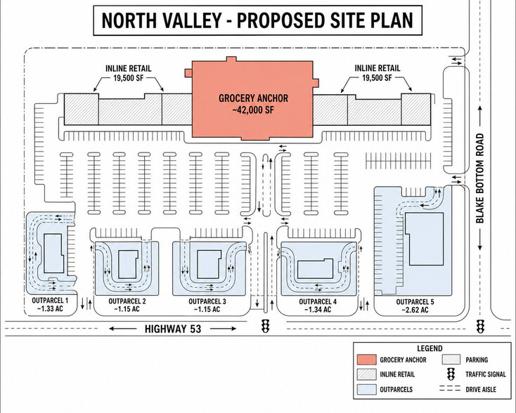 Hwy 53, Huntsville, AL for sale - Site Plan - Image 2 of 3