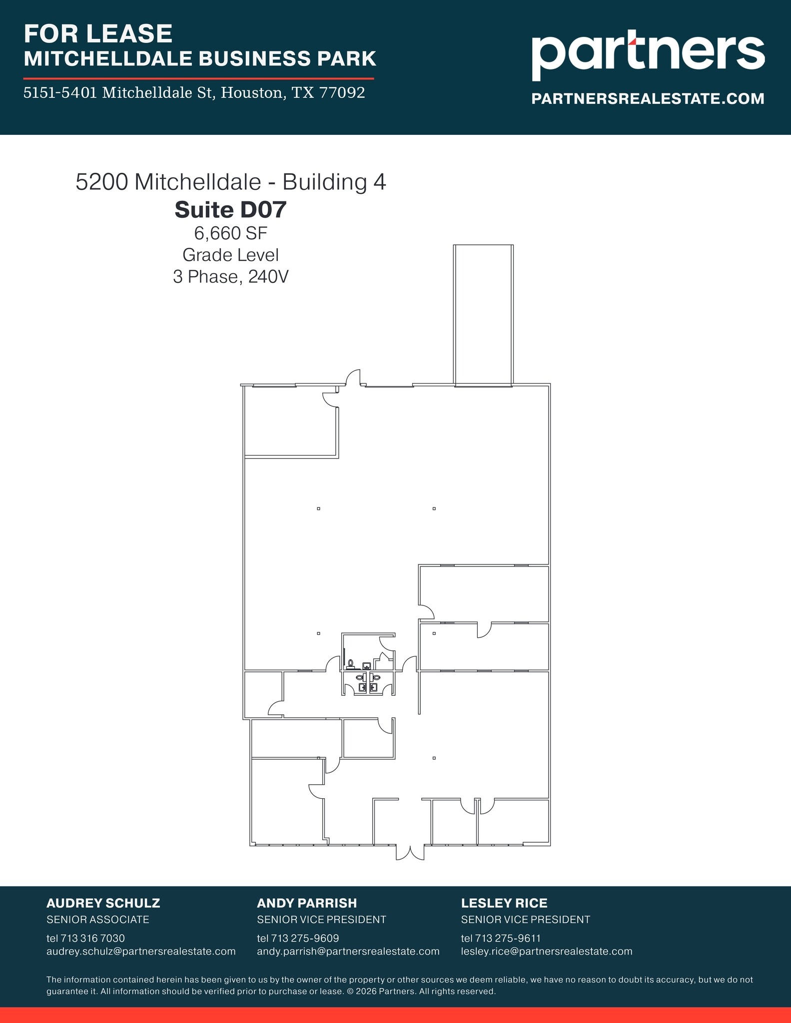 5151 Mitchelldale St, Houston, TX for lease Site Plan- Image 1 of 1