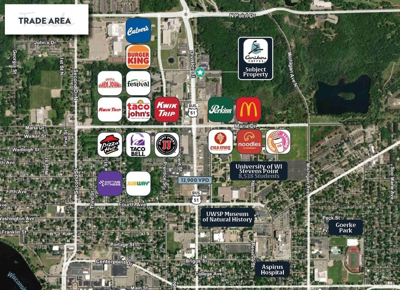 151 Division St N, Stevens Point, WI à vendre - Photo du bâtiment - Image 3 de 4