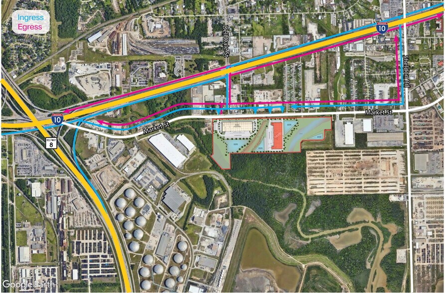 15420 Market St, Channelview, TX à louer - Aérien - Image 3 de 3