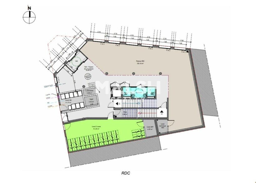 Bureau dans Villeurbanne à vendre - Plan d’étage - Image 3 de 10