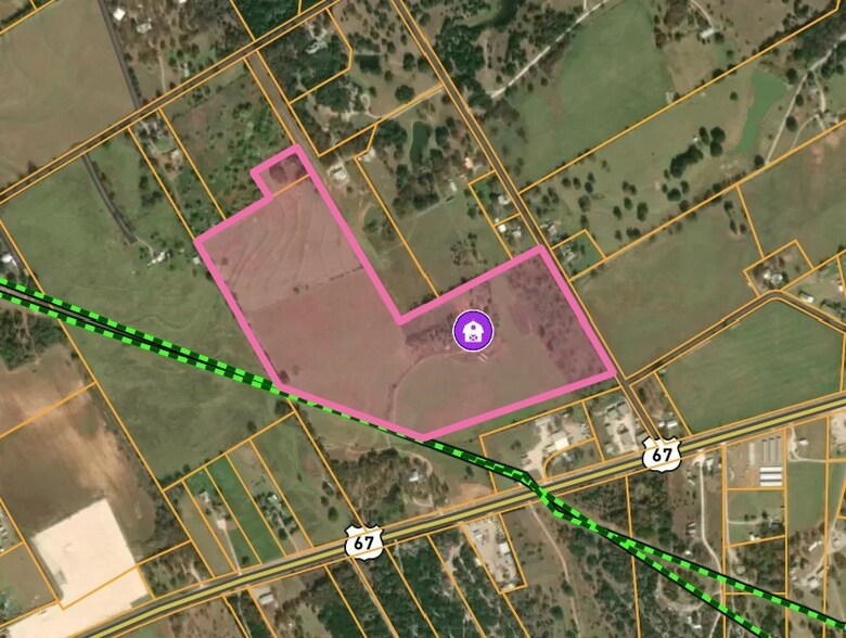 4302 E Highway 67, Rainbow, TX à vendre - Plan cadastral - Image 2 de 8