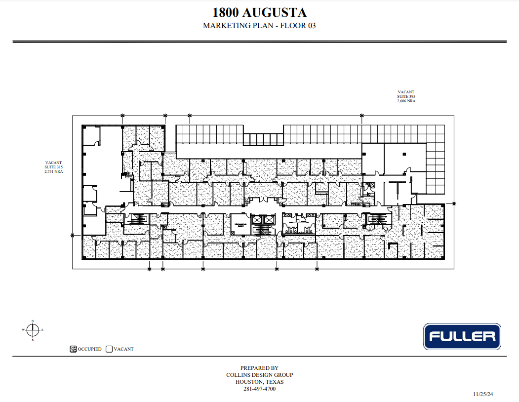 1800 Augusta Dr, Houston, TX à vendre Plan d’étage- Image 1 de 1