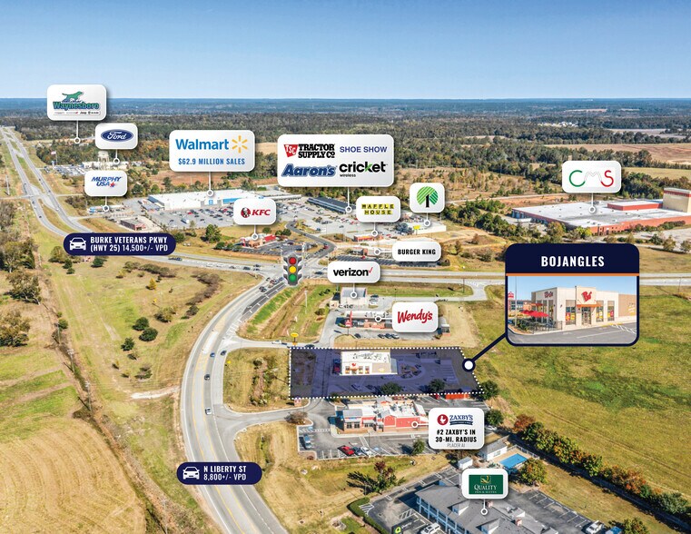 300 Virginia Pky, Waynesboro, GA for sale - Building Photo - Image 3 of 6