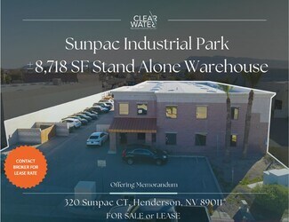 Plus de détails pour 320 Sunpac Ct, Henderson, NV - Industriel à vendre