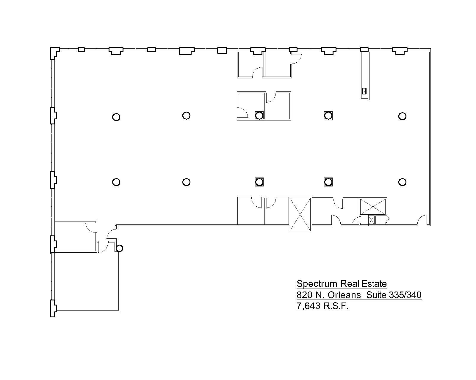 820 N Orleans St, Chicago, IL for lease Floor Plan- Image 1 of 3