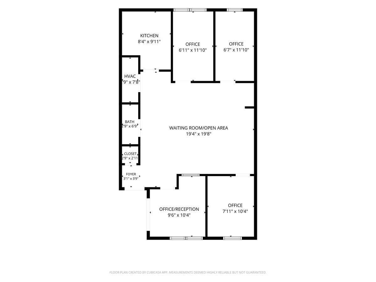 8401-8427 Dorsey Cir, Manassas, VA 20110 - Unit 8425 - 102 -  - Floor Plan - Image 1 of 13