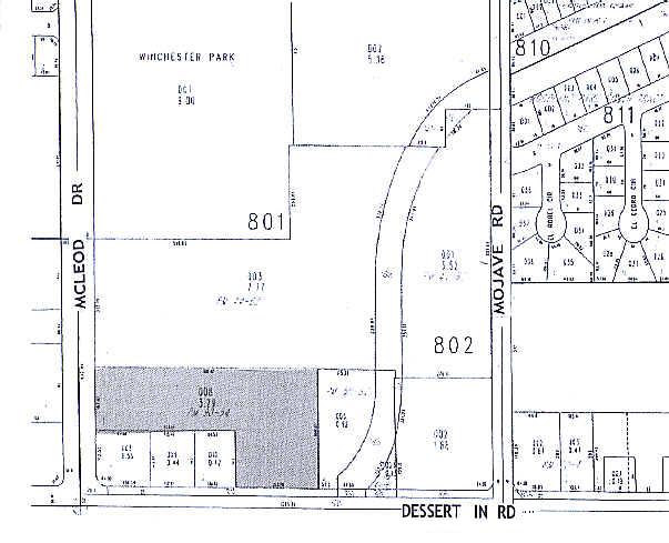 3050 E Desert Inn Rd, Las Vegas, NV à vendre - Plan cadastral - Image 1 de 1