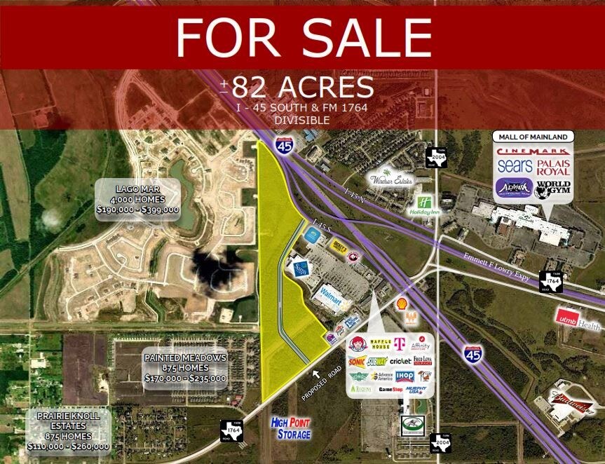 I-45 & FM 1764, La Marque, TX à vendre Photo du bâtiment- Image 1 de 6