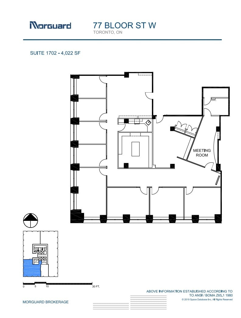 77 Bloor St W, Toronto, ON for lease Floor Plan- Image 1 of 1