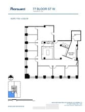 77 Bloor St W, Toronto, ON for lease Floor Plan- Image 1 of 1