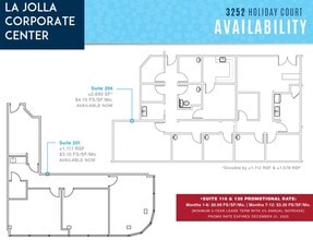 8939 Villa La Jolla Dr, La Jolla, CA for lease Floor Plan- Image 1 of 1