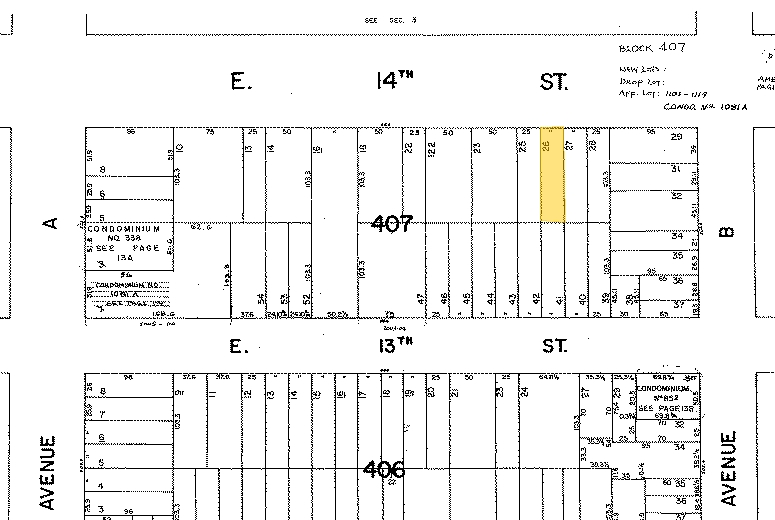 536 E 14th St, New York, NY for lease - Plat Map - Image 2 of 3
