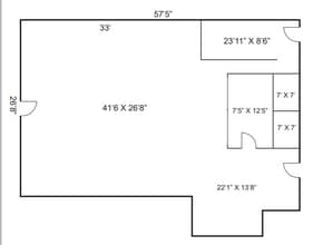 540 W Crossville Rd, Roswell, GA à louer Plan d’étage- Image 1 de 1