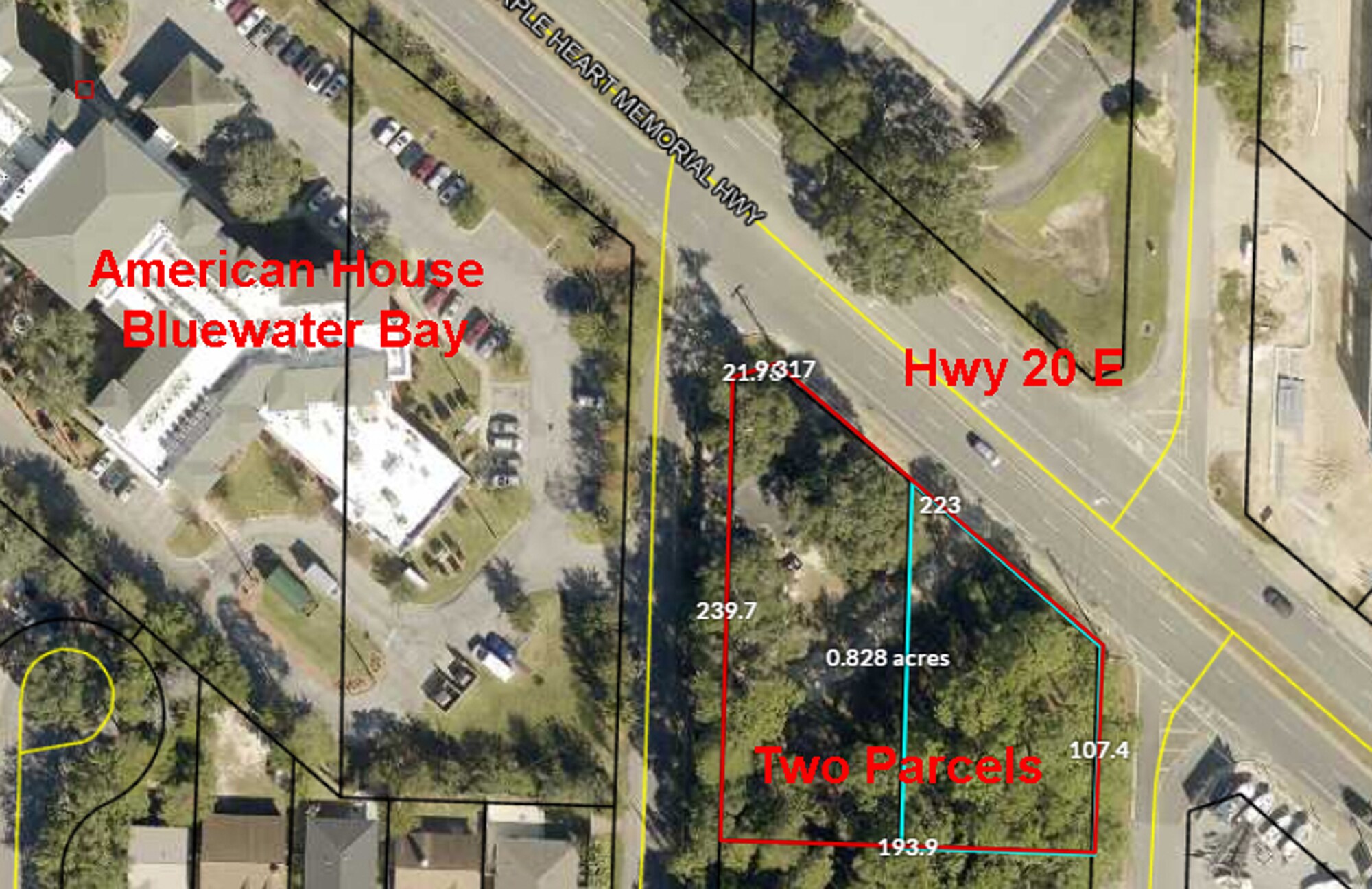 4600 E Highway 20, Niceville, FL à vendre Aérien- Image 1 de 2