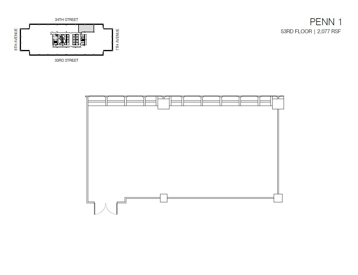 PENN 1, New York, NY à louer Plan d’étage- Image 1 de 1