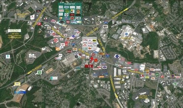 1133 Woodruff Rd, Greenville, SC - AÉRIEN  Vue de la carte