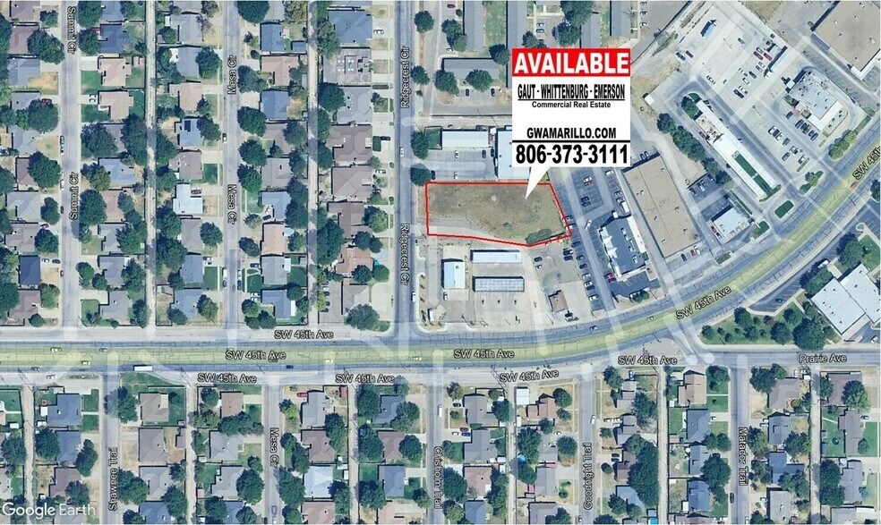 45th & Ridgecrest Ave, Amarillo, TX for sale - Building Photo - Image 1 of 1