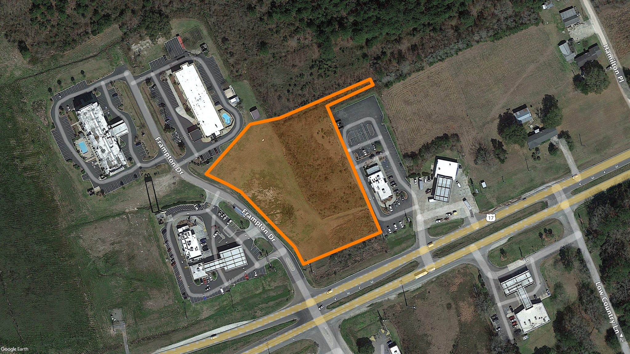 647 Kings Hwy, Yemassee, SC for lease Aerial- Image 1 of 4