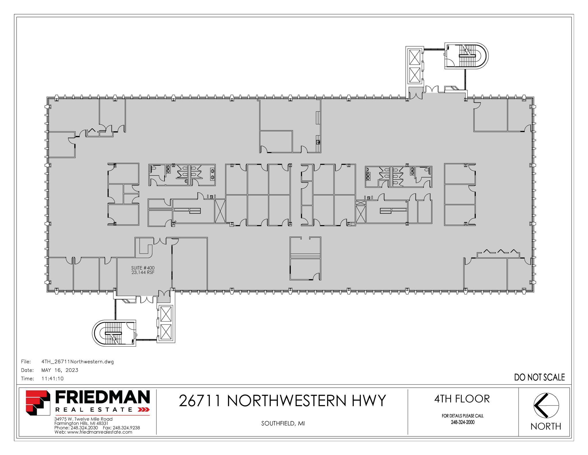 26711 Northwestern Hwy, Southfield, MI à vendre Plan d  tage- Image 1 de 1