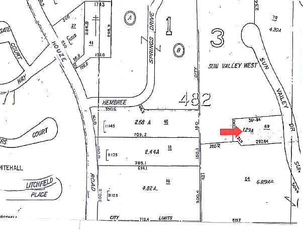 490 Sun Valley Dr, Roswell, GA à louer - Plan cadastral - Image 2 de 2