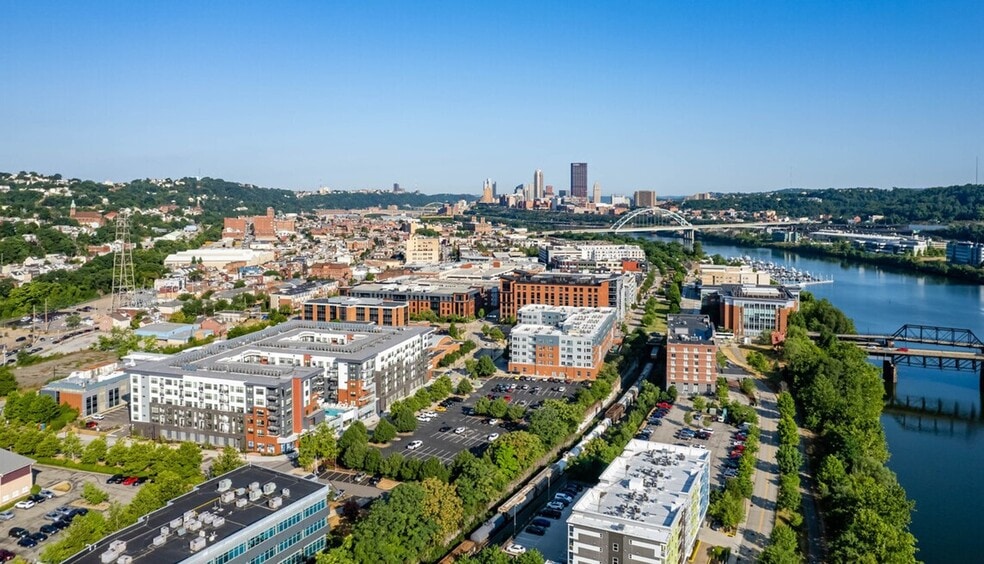 2012 E Carson St, Pittsburgh, PA for lease - Aerial - Image 3 of 4