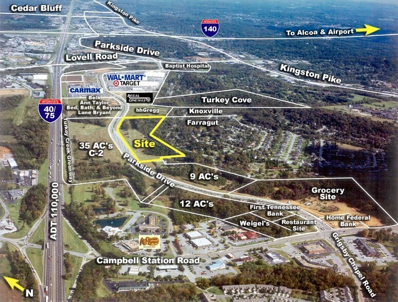 11400 Parkside Dr, Knoxville, TN à louer - Aérien - Image 2 de 36